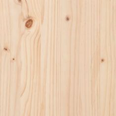 Vidaxl Čelo postele 200 cm masivní borové dřevo