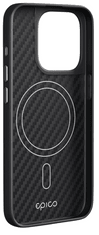 EPICO Mag+ Hybrid Carbon kryt pro iPhone 15 Pro s podporou MagSafe 81310191300001 - černý