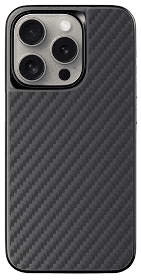 EPICO Mag+ Hybrid Carbon kryt pro iPhone 15 Pro s podporou MagSafe 81310191300001 - černý