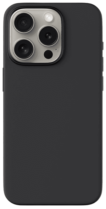Levně EPICO Mag+ silikonový kryt pro iPhone 15 Pro s podporou MagSafe 81310101300001 - černý