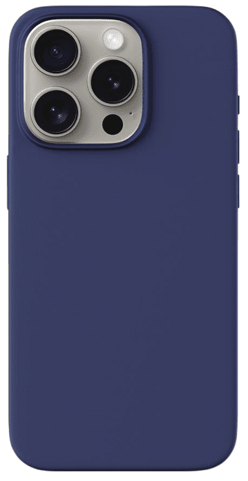 Levně EPICO Mag+ silikonový kryt pro iPhone 15 Pro Max (Ultra) s podporou MagSafe 81410101600001 - modrý