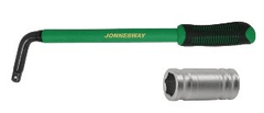 Jonnesway Klíč na kola teleskopický, 17 a 19 mm, délka 35-50 cm - AG010195B