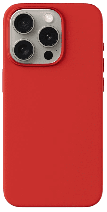 Levně EPICO Mag+ silikonový kryt pro iPhone 15 Pro s podporou MagSafe 81310102900001 - tmavě červený