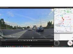 Stualarm DUAL plochá 2K kamera s 3,5 LCD, GPS, WiFi, české menu (dvrb08dual)