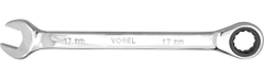 Vorel Klíč očkoplochý ráčnový 17 mm CrV