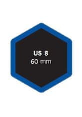 FERDUS Univerzální opravná vložka US, šestihranná, různé velikosti - Varianta: Varianta: US 4 37 mm. 50 ks