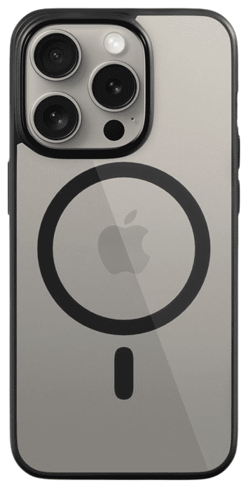 Levně EPICO Mag+ Hero kryt pro iPhone 15 Pro s podporou MagSafe 81310101300002 - transparentní černá
