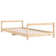 Greatstore Dětská postel 90 x 190 cm masivní borové dřevo
