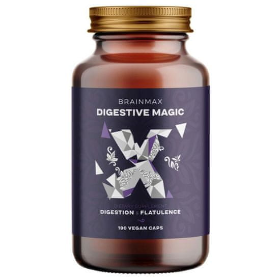 BrainMax Digestive Magic, Trávicí Enzymy, 100 kapslí
