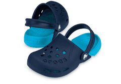 Crocs Electro Clogs pro děti, 23-24 EU, C7, Pantofle, Dřeváky, Navy Electric Blue, Modrá, 10400-41T