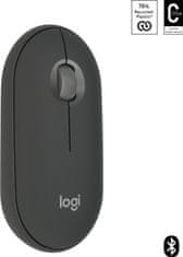 Logitech Pebble Mouse 2 M350s, šedá (910-007015)