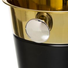 Secret de Gourme Kbelík na šampaňské PETIT SALON, černý, kovový