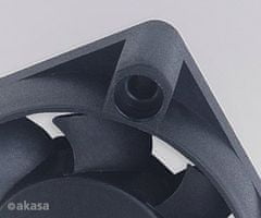 Akasa ventilátor - 40x10 mm - černý