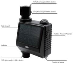 Immax NEO SMART zavlažovací ventil se solárním panelem + čidlo půdní vlhkosti, Zigbee, TUYA