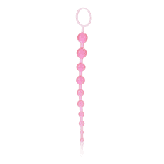 Růžové anální kuličky - X-10 beads