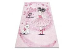 Dywany Łuszczów Dětský kusový koberec Bambino 2185 Ballerina pink 80x150