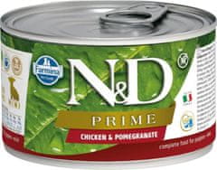 N&D PRIME Dog konz. Chicken & Pomegranate Puppy Mini 140 g
