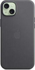Apple kryt z tkaniny FineWoven s MagSafe na iPhone 15 Plus, černá