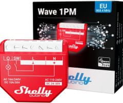 Shelly Wave 1PM, spínací modul, Z-Wave