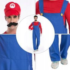Korbi Kostým Super Mario Bros, slavná postava z her Nintendo, velikost XXL