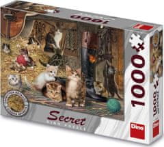 Dino Puzzle Secret Collection: Kočky 1000 dílků