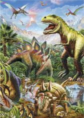 Dino Svítící puzzle Svět dinosaurů XL 100 dílků
