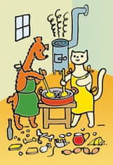 Dino Puzzle Pejsek a kočička 2x48 dílků