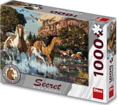 Dino Puzzle Secret Collection: Koně 1000 dílků