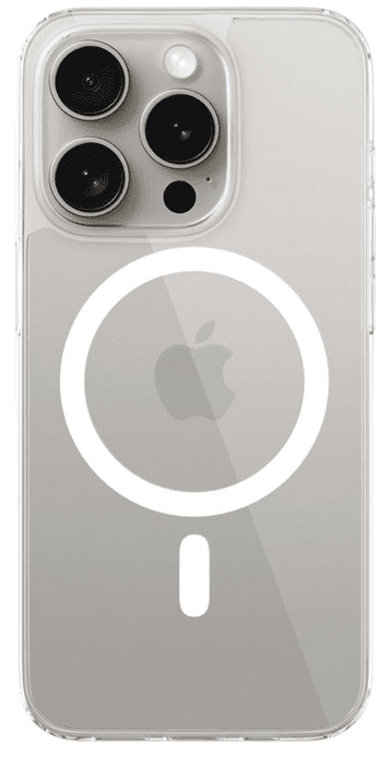 EPICO Resolve kryt pro iPhone 15 Pro Max s podporou MagSafe - transparentní