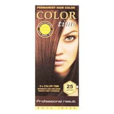 Rosaimpex Color Time Permanentní Barva na vlasy 25 Kaštan 100 ml