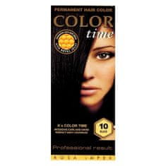 Rosaimpex Color Time Permanentní Barva na vlasy 10 Černá 100 ml