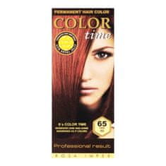 Rosaimpex Color Time Permanentní Barva na vlasy 65 Ohnivě červená 100 ml