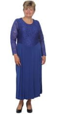 Nadměrky Hela Odeta šaty středně modrá 120 - 125 58