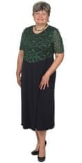 Nadměrky Hela Alexie šaty tmavě zelené 120 - 125 54