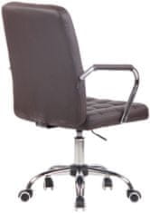 BHM Germany Kancelářská židle Terni, syntetická kůže, hnědá