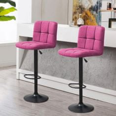 Timeless Tools 2 látkové barové židle ve více barvách-pink