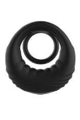 Dreamtoys RAMROD Strong Vibe Cockring Remote (Black), vibrační kroužek na penis