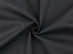 Kraftika 1m (515 g/m) černá koženka extra soft dekorační / oděvní