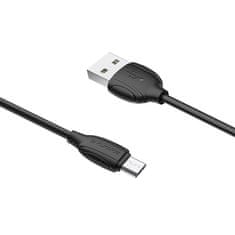 Borofone Kabel BX19 - USB na Micro USB - 1m - Černá KP28000