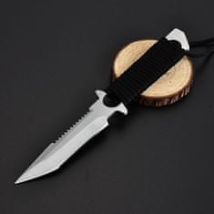 IZMAEL Outdoorový nůž Lanze-Stříbrná/Černá KP28026