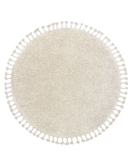 Dywany Łuszczów AKCE: 160x160 (průměr) kruh cm Kusový koberec Berber 9000 cream kruh