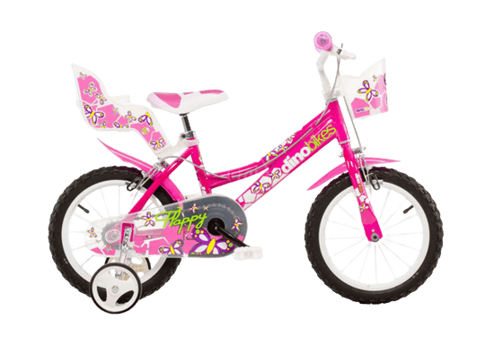 Dino bikes Dětské kolo růžové 16" 2017