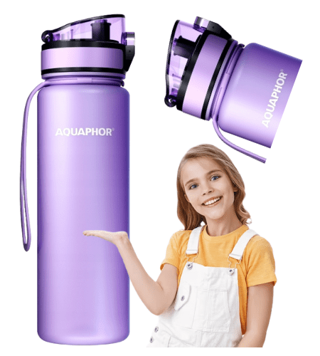 Aquaphor Filtrační láhev na vodu Aquaphor 0,5 l fialová