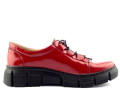 Helios komfort obuv 407 červená lak 38