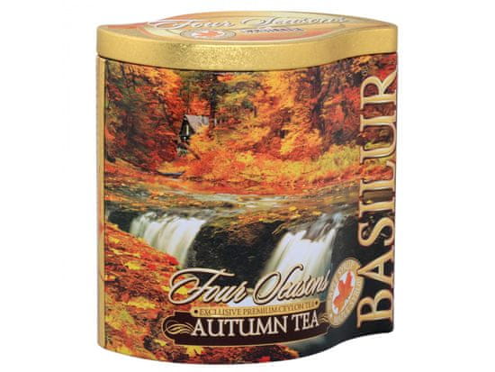 Basilur BASILUR Autumn Tea - sypaný černý čaj s vůní javorového sirupu v ozdobné plechovce, 100 g