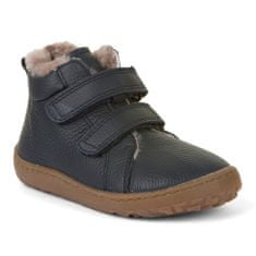 Froddo chlapecká barefoot kožená kotníková obuv G3110201-K tmavě modrá, 35