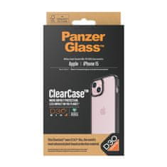 PanzerGlass ClearCase D30 Apple iPhone 15 Black edition 1176 - zánovní