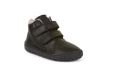 Froddo Dětská barefoot kožená kotníková obuv G3110201-12KA černá, 34