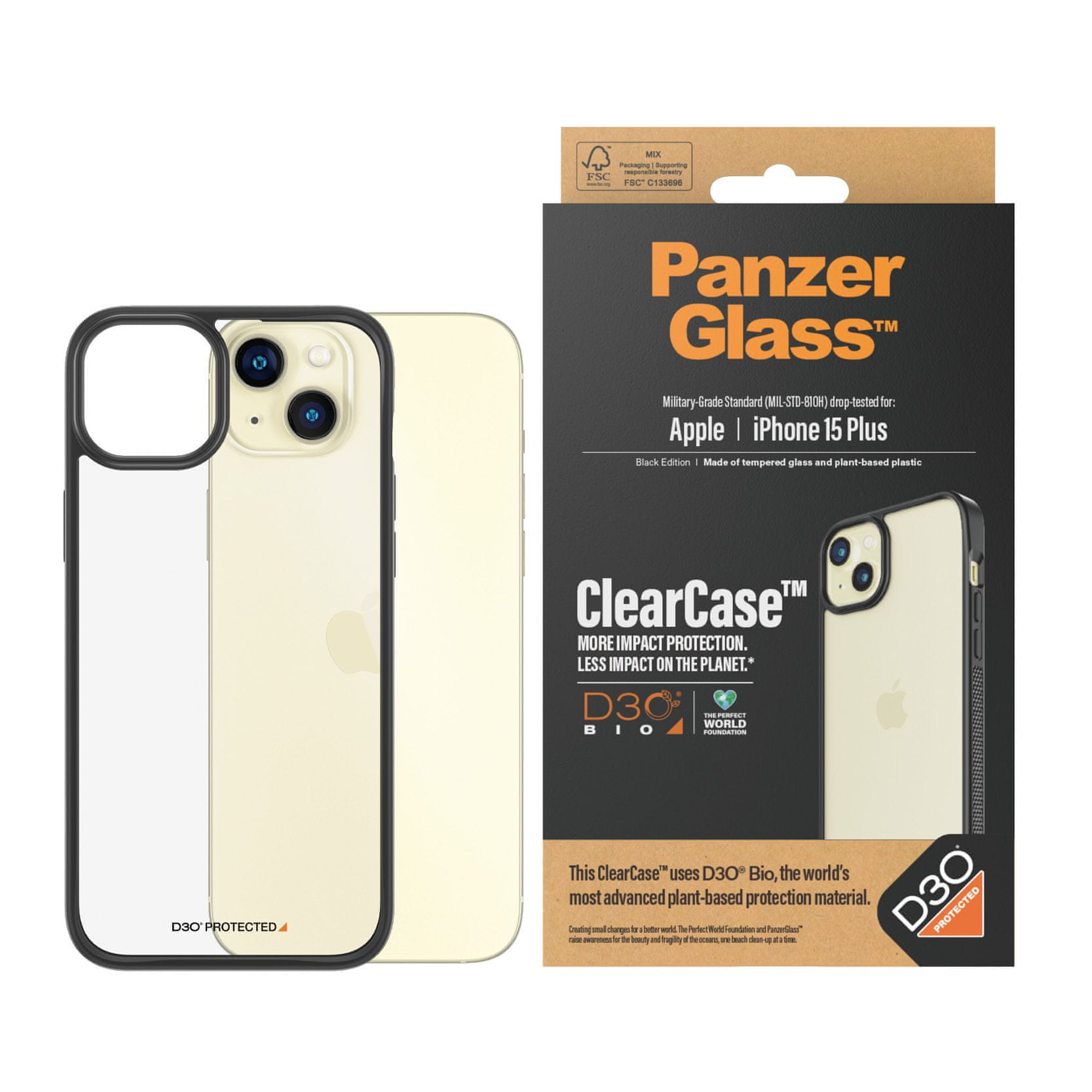 PanzerGlass ClearCaseColorColor Apple iPhone 2022 részére