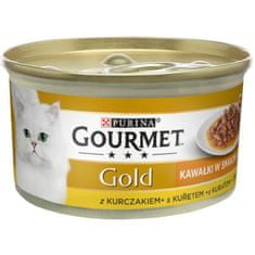 Purina Gourmet Gold cat konz.-Sauce Delight Minifiletky kuře 85 g